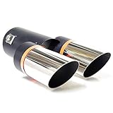 Universal Auspuff Blende Endrohr Edelstahl Auspuffblende Chrome