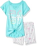 One Step Up Girls' Soft Knit Top and Short Set
