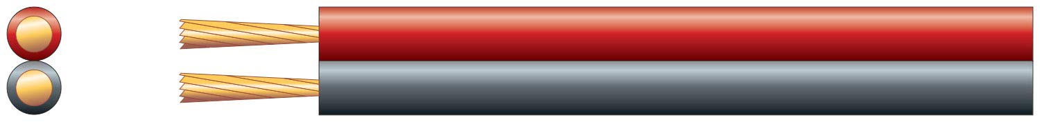 Mercury | Figure 8 Power/Speaker Cable | Red & Black | 24 x 0.18mmØ | 100m