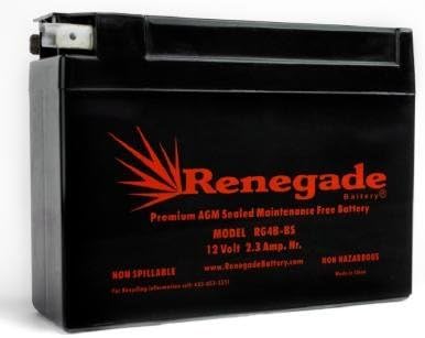 Batería de scooter RG4B-BS 75+ CCA se adapta a (08-09, (11-23) TTR110E  (19-22) DR-Z50  (08-17) DR-Z70  (03-07) TTR90E  (06-23) TTR50E  (01-01) 5)