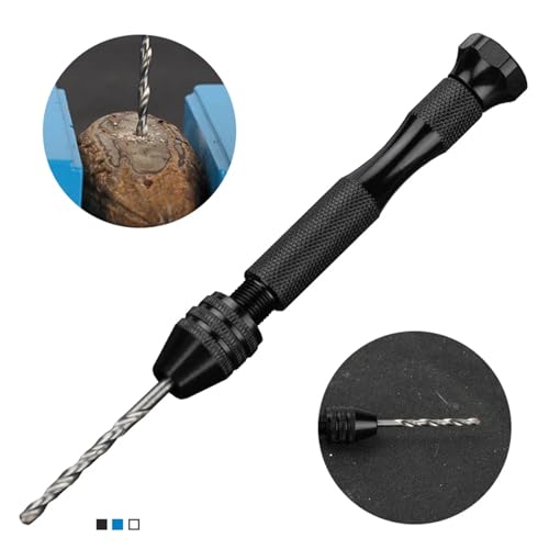 Mini perceuse à main robuste en aluminium et ses forets HSS de précision