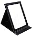 Famiry Portable Folding Vanity Mirror for Bedroom Cosmetic Dresser, Makeup Mirror with Leather Cushioned Cover for Travel