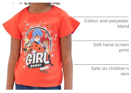 Image of Miraculous Girls' 3-Pack T-Shirts Little Kid to Big Kid