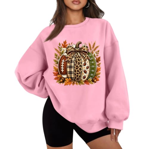 Cute Halloween Sweatshirts for Women Fleece Graphic Oversized Pullover Tops - image 1
