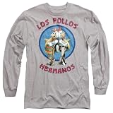 Popfunk Breaking Bad Los Pollos Long sleeve T-Shirt (X-Large)