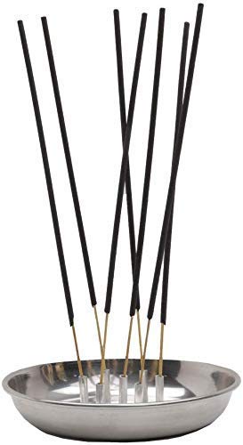 Indian Craftsidea Stainless Steel Incense Holder With Ash Catcher Plate (Pack Of 1),Stand Incense Sticks Holder Ash Catcher Incense Holder Made Stainless Steel #TOP6