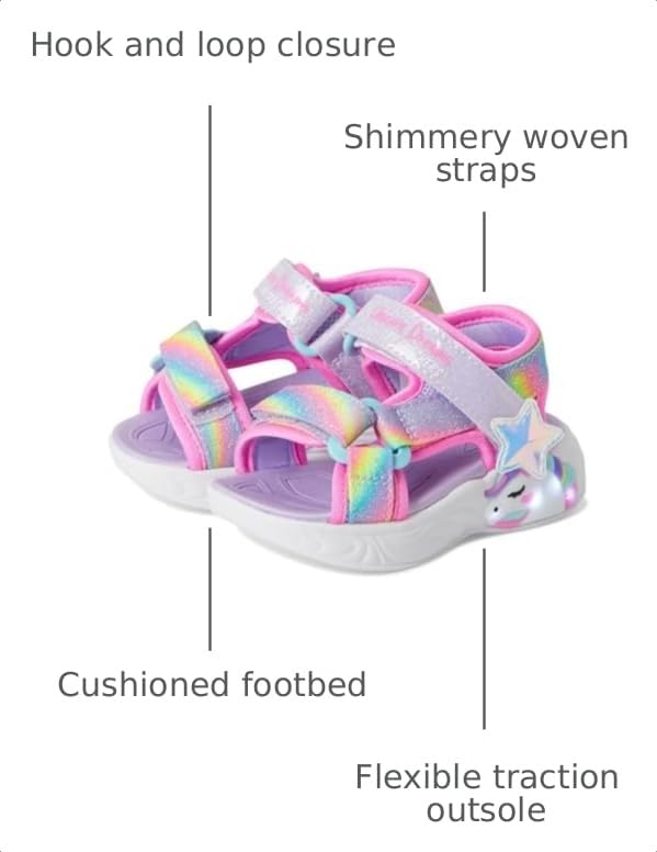 Image of Skechers Girls' Unicorn Dreams Light Up
