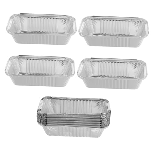 Homoyoyo 25個 入り使い捨てアルミホイルバーベキュー用パック箱 食品保存に便利な一使い切りトレイ 耐油 耐水性で鮮保持 バーベキューパー