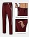 Gopune Men's Tracksuits 2 Piece Casual Athletic Jogging Warm Up Sweat Suits Workout Sports Sets,Wine Red XL