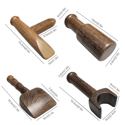 Martillo de masaje de madera para quiropráctica miniatura 7