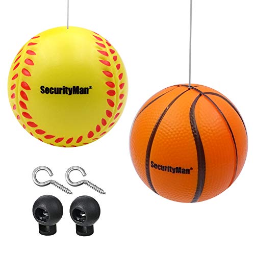 SECURITYMAN Garage Parking Aid for Cars (2 Pack) - Park Confidently with This Garage Car Stop Indicator - High Visibility and Easy to Install Parking Stopper for Garage