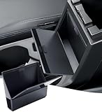 Katorn Center Console Organzier Tray for Subaru Forester 2026 2025, Interior Accessories Armrest Insert Hidden Storage Box for 2025-2026 Forester, Black