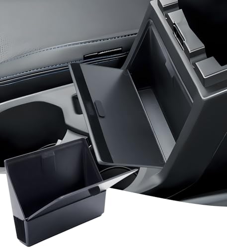 Katorn Center Console Organzier Tray for Subaru Forester 2026 2025, Interior Accessories Armrest Insert Hidden Storage Box for 2025-2026 Forester, Black