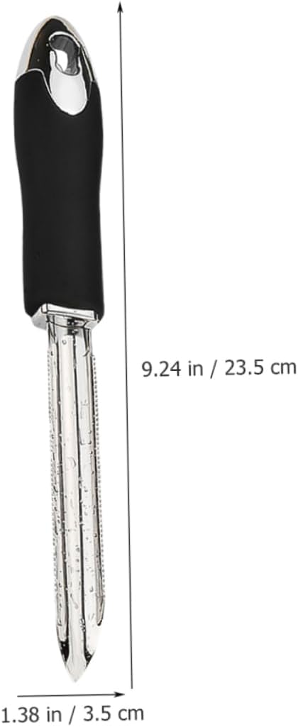 2pcs Stainless Steel Pepper Core Remover Tool with Toothed Design