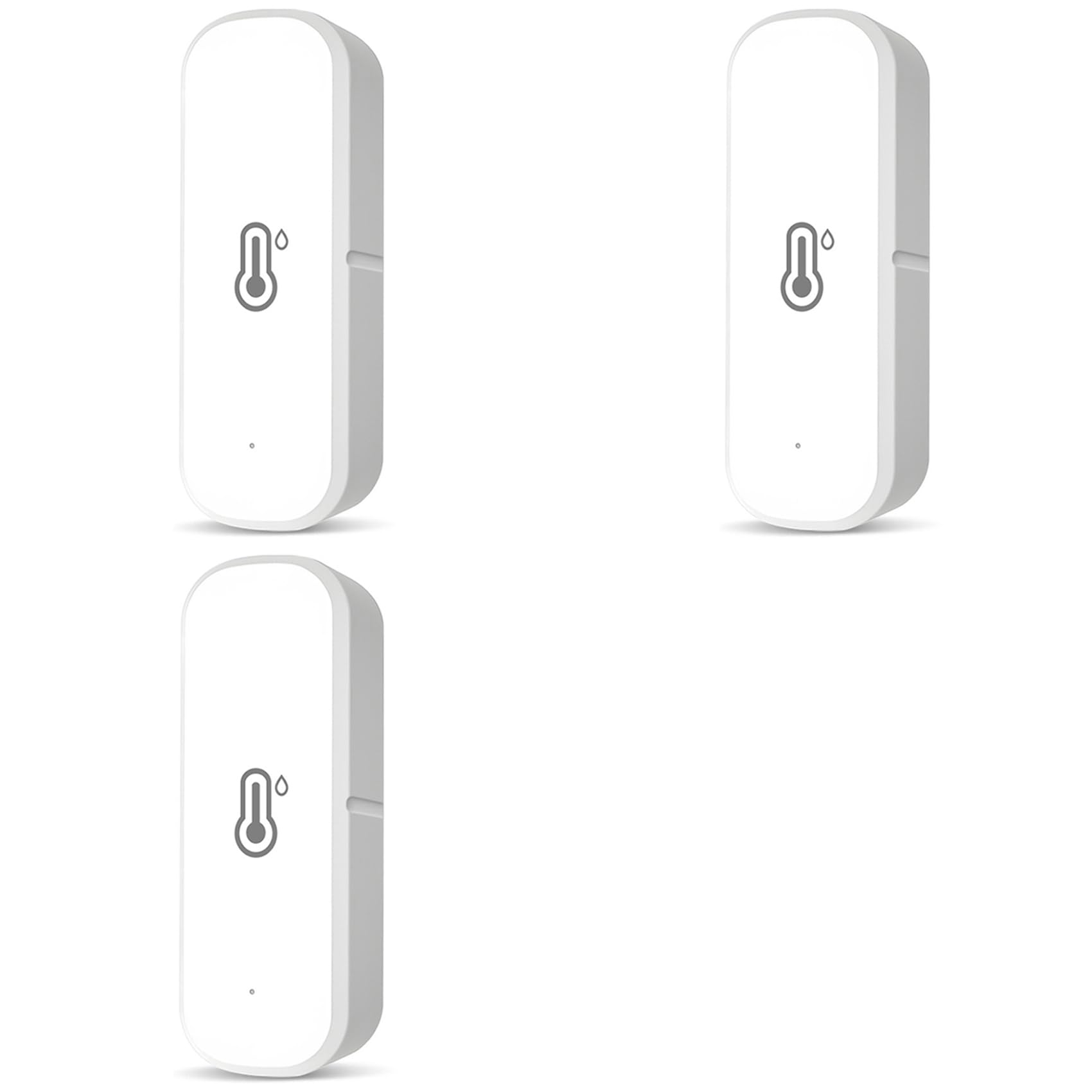 Ctrlzs 3X Zigbee Humidity And Temperature Sensor Smart Hygrometer Thermometer Remote Monitoring And Alerts Smart Home