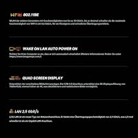 BOSGAME M5 AI Mini PC AMD Ryzen AI Max+ 395, 16 Cores 32 Threads up to 5.1GHz, 128GB LPDDR5X RAM, 2TB PCIe 4.0 SSD, Radeon 8060S Graphics, WiFi 7, Dual USB4, 8K Vier Displays, AI Desktop Computer – Ansicht 9