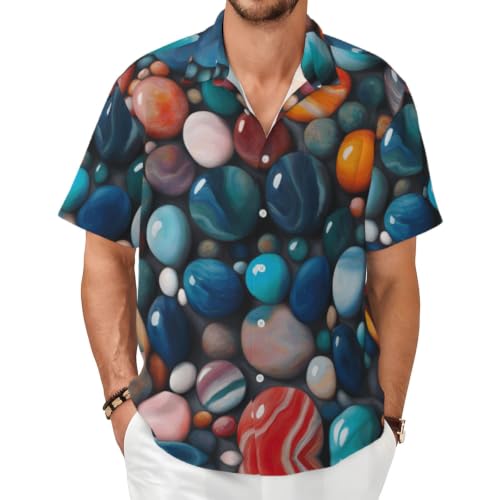 Chemise d'été homme marbre coloré : restez frais et élégant malgré la chaleur