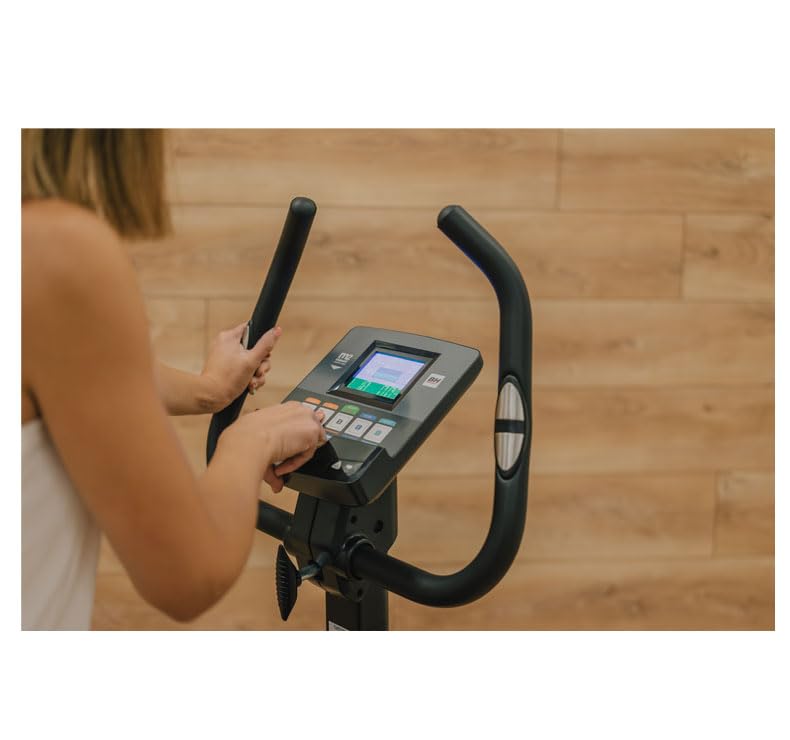 BH Bicicleta Estática Berlin Connect Zwift Kinomap Volante 9kg | Usuario Máximo 130 kg, Resistencia Magnética, 12 Programas, Sillín Regulable