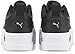 PUMA Mayze Leather (Big Kid) Puma Black/Puma Team Gold 7 Big Kid M