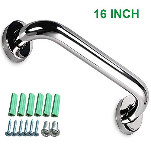 16 Inch Handicap Shower Safety Grab Bars, Wilproo Toilet Safety Handle Rail Stainless