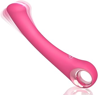 Clitoral G Spot Vibrator Sex Toy for Women,Personal Wand Massager with 9 Vibrating Modes,Waterproof Bullet Finger Anal Training Vibrators for Couple,Soft Silicone Dildo Adult Sex Toys&Game (Pink)