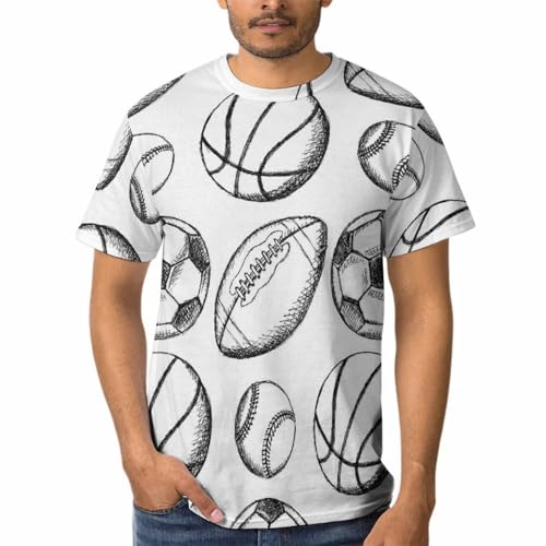 T-Shirt Foot Homme Idéal pour l'Entraînement et les Sorties d'Été