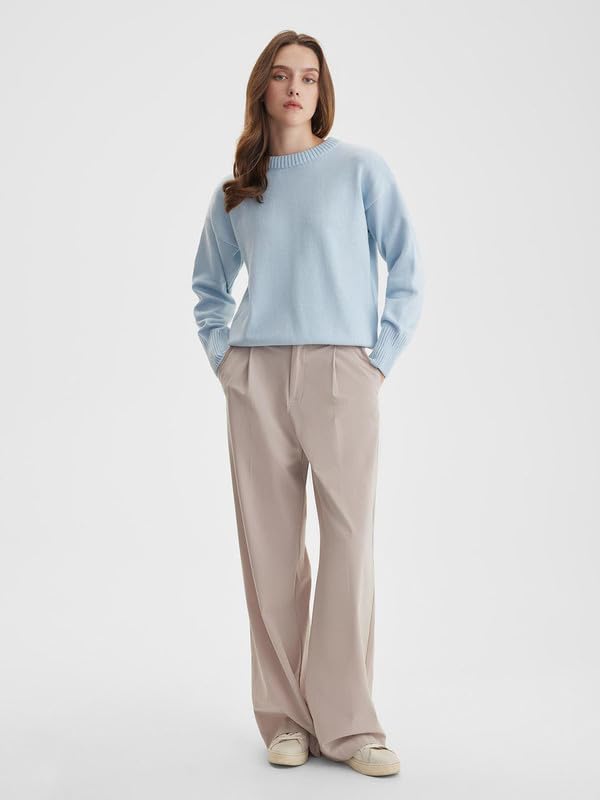 Image of Women's Cute Crewneck Extra Soft Sweater Pullover Tops Sweaters