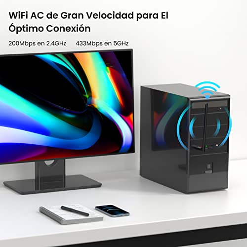 Image of Tenda 650Mbps WiFi Dongle, Wireless USB Adapter for PC /Desktop, Dual-Band 433Mbps (5GHz) 200Mbps (2.4GHz), High Gain 6dBi Antenna Wi-Fi, MU-MIMO, Soft AP Mode, Supports Windows 10 /8.1 /8 /7 /XP,U10