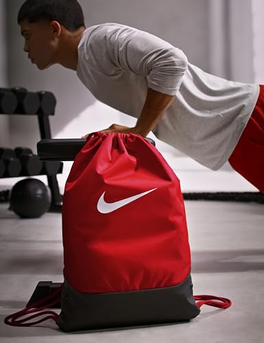 Image of Nike Unisex Adult Gameday Brasilia X Drawstring Bag Backpack (18L) | Mens and Womens