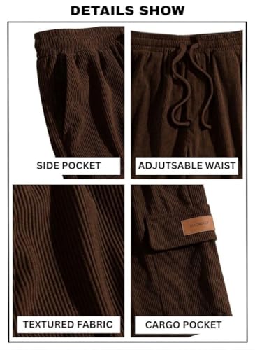 Image of SMOWKLY Authentics Classic Men's Polycotton Ribbed Cargo Stretch Shorts |Half Pant with Drawstring & 4 Pockets | Lightweight & Quick Dry | Men Shorts Casual |Summer Shorts Pant for Men