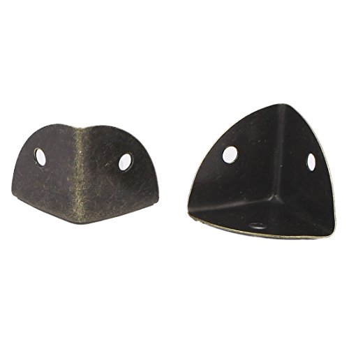 sourcing map 20 Stück 25mm x 25mm Kantenabdeckung Eckenschutz Metallecken Für Tisch DE de