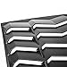 LE-JX Matte Black Rear Window Louver Cover, Lambo Style Custom Fit All Weather ABS Compatible with 2011-2023 Dodge Charger SXT/GT/RT/RT Scat Pack/Scat Pack Widebody/SRT Hellcat Widebody