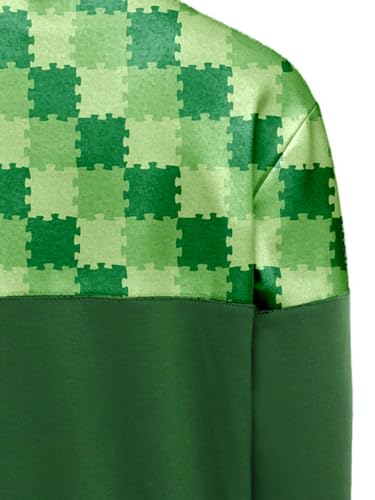 Sweat à capuche jeu vidéo vert garçon 11-12 ans au style décontracté - 4