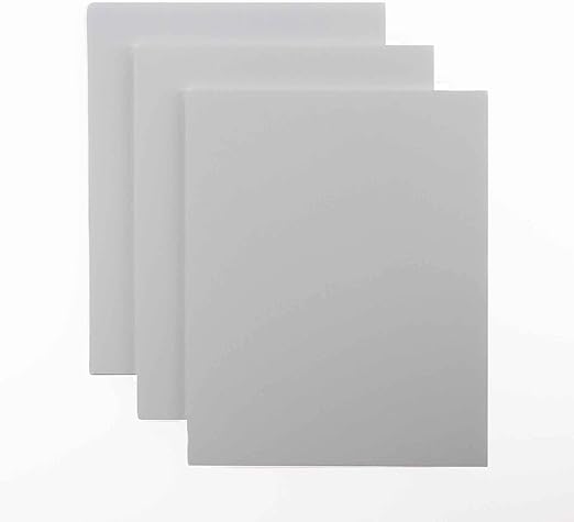 4x12 White Foam Boards 3/16" White Foam Core for Picture Frame Backings & Craft Projects Pack of 100