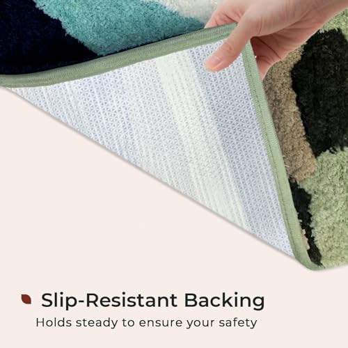 Image of Luxe Home Super Soft Canada Cloud Bath Mat Non-Slip Machine Washable Bathroom Mat for Home, Bedroom and Living Room (40x60 cm) - Pack of 1
