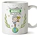 Mugffins Mamie Mug/Tasse - La Meilleure Grand-mère du Monde - Tasse Originale/Cadeau Anniversaire/Fête des Mères/Future Mamie. Céramique 350 ML