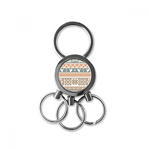 Porte-clés en métal avec illustration nordique en forme de cœur, une idée cadeau créative