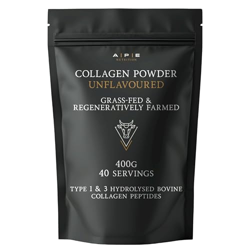 APE Nutrition Collagen Powder Peptides 400g | 100% Grass-Fed Unflavoured Bovine | 40 Servings | Type 1 & 3 Ancestral High Protein Premium Supplement | for Women & Men Hair Skin Muscle & Nail Health