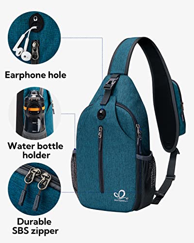 Waterfly Sling Bag Backpack Shoulder Crossbody Bag Chest Bags Hiking Casual Daypack for Men Women - Image 5
