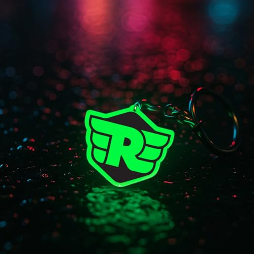 Image of Mi Glow Store Glow in Dark Keychain for Bike Men | Gift for Man | Bike Accessories | Charges in Light Glows in Dark | Key chain for Bike
