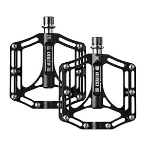 Corki Cycles TOPO Titanium Flat Platform Mountain Bike Pedals – 9/16”
