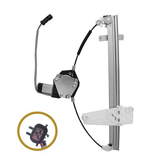 WIN-2X New 1pc Front Driver (Left) Side Power Window Regulator & Motor Assembly Fit 99-00.3 Grand Cherokee