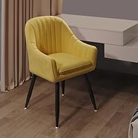Amazon｜YJFFQ ダイニングチェア 肘付き 01オレンジ チェア