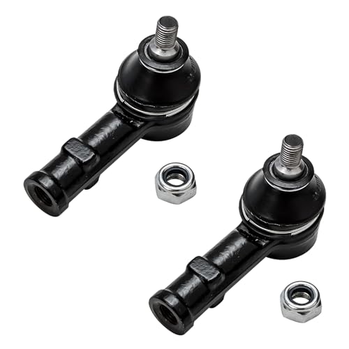 Image of Detroit Axle - Front End 8pc Suspension Kit for 1997-2002 Mitsubishi Mirage, 2 Lower Control Arms w /Ball Joints 4 Tie Rods 2 Boots 1998 1999 2000 2001 Replacement