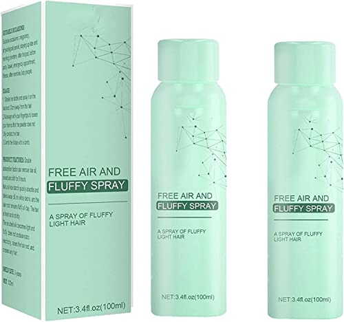 2023 - Nuevo spray voluminizador para el cabello, tratamiento capilar para cabello graso, spray para cabello seco sin enjuague, aceite perezoso para el cabello esponjoso, volumen de larga duración y