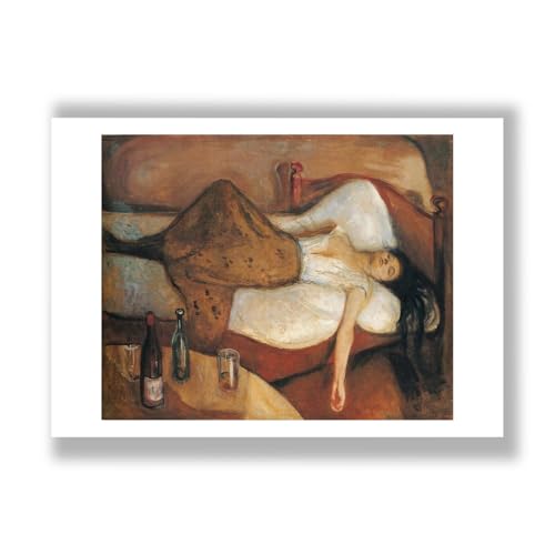 Affiche The Day After Edvard Munch, impression artistique haut de gamme XL