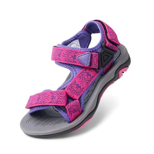 Image of DREAM PAIRS Boys Girls Sandals Kids Adventurous Light-Weight Adjustable Straps Summer Water Shoes (Toddler /Little Kid /Big Kid)