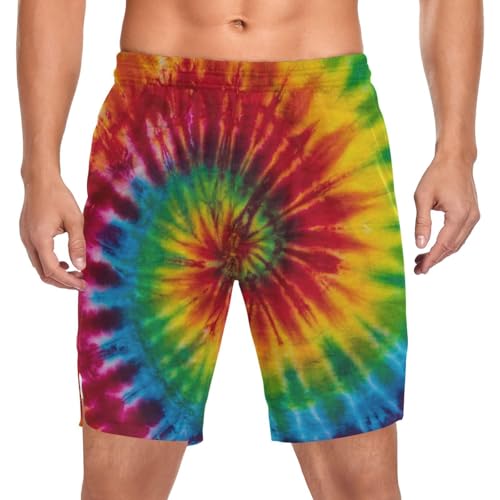 Pantalones cortos de dormir 2 en 1 para hombre y bañador de playa