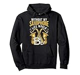 Music Lover Gift Saxophonist Jazz Saxophone Pullover Hoodie