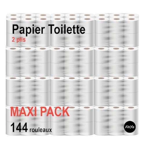 Papier hygiénique FitYo ultra résistant double épaisseur pour usage intensif